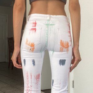 Painted On Jeans